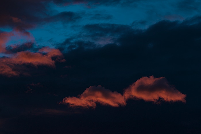 nuvole rosse