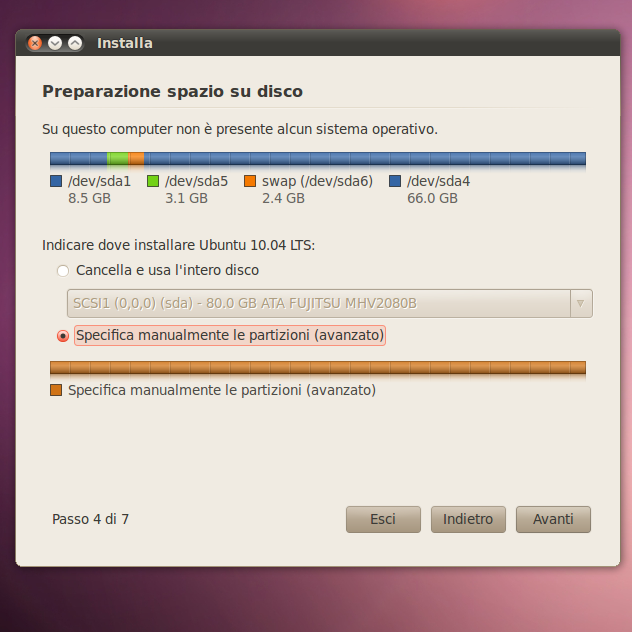 ubuntu su hard disk esterno