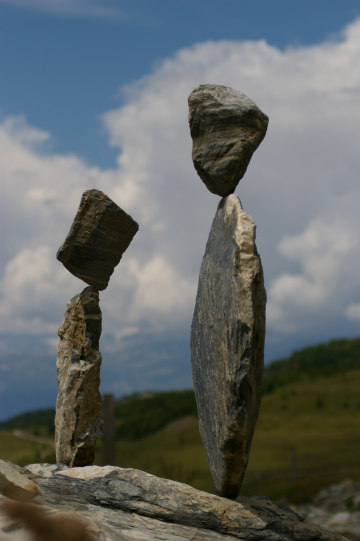pietre in bilico, alpi svizzere